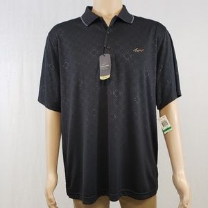 Greg Norman Black Golf Polo Shirt - NWT (L)